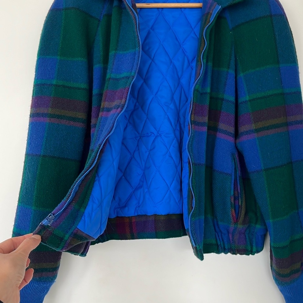 Vintage Pendleton Zip-Up Plaid Jacket - image 6